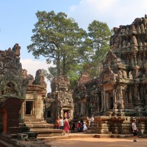 Chau Say Tevoda Ruins few hundred meters east of Angkor Thom