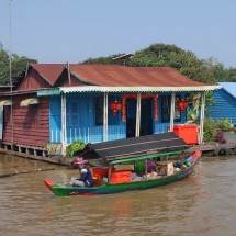 Shop on a little boat