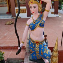 Thorani Earth Goddess on Wat Phan Luang Ratsoudar