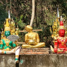 Deities close to Wat Longkhun (opposite of Luang Prabang)