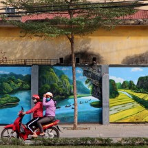 Mural in Ninh Binh