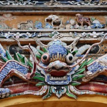 Dragon on the Hien Nhon Gate of Hue Citadel