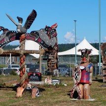 Graveyard of the First Nations People in Campbell River