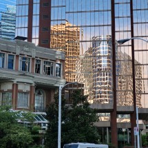 Old and new in Vancouver's downtown
