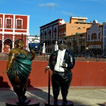 Couple on the mains quare of Campeche