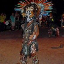 Dancing Maya shaman