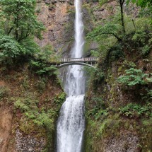 189 meters high Multnomah Falls