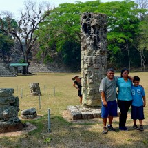 In the Maya ruins of Copan
