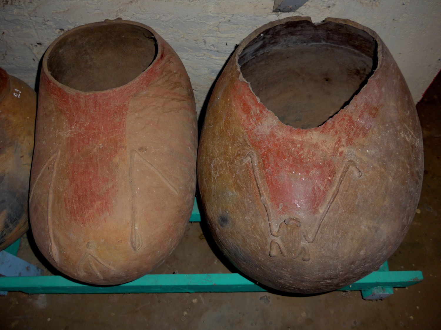 Shoe like urns of the pre-Columbian indigenous people of Ometepe in the Museo el Ceibo