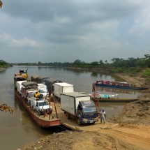 The ferry to cross Rio Magdalena to Magangue