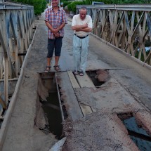 We did not dare to drive over this bridge in Tolú