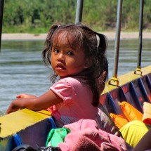 Little girl on board