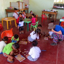 Visiting a kindergarden in the village Unini close to Atalaya