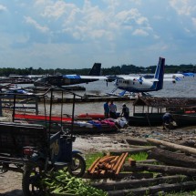 The port of Bellavista on the northern end of Iquitos on Rio Nanay