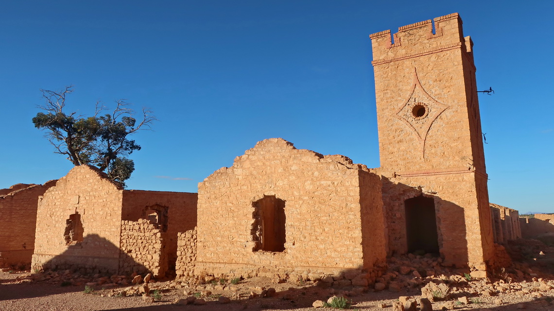 Church in the ruined El Karti Castle of Lamrija