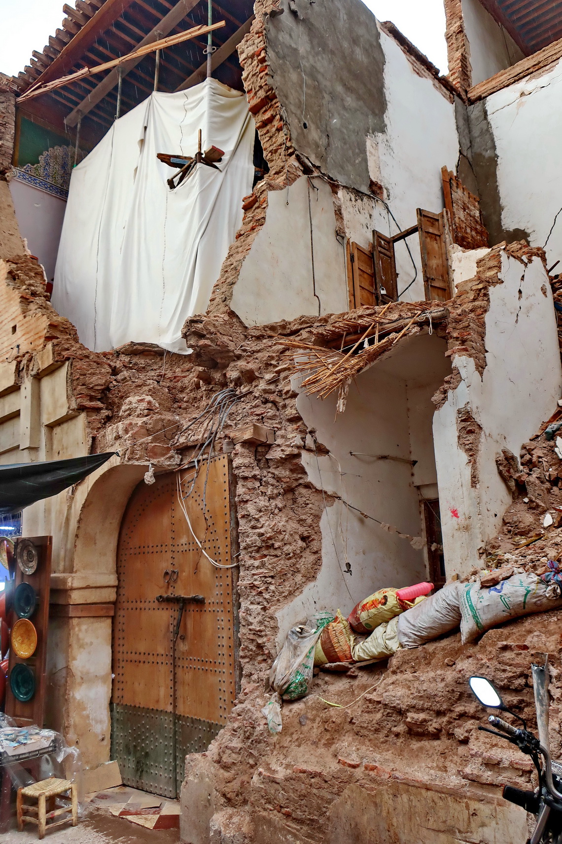 Ruined house in Marrakesh