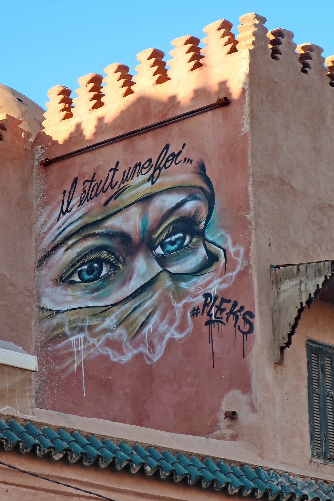 Mural in Marrakesh