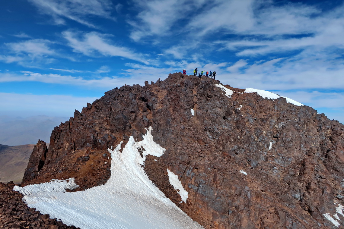 Summit of the 4,083 meters high Ras Ouanoukrim