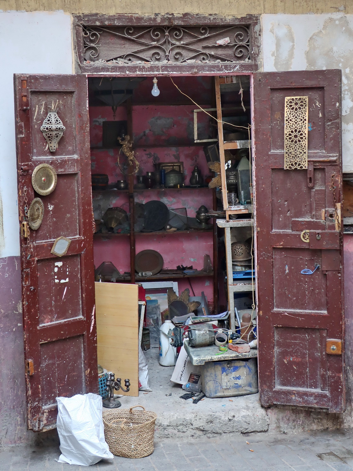 Little factory and shop in the Medina