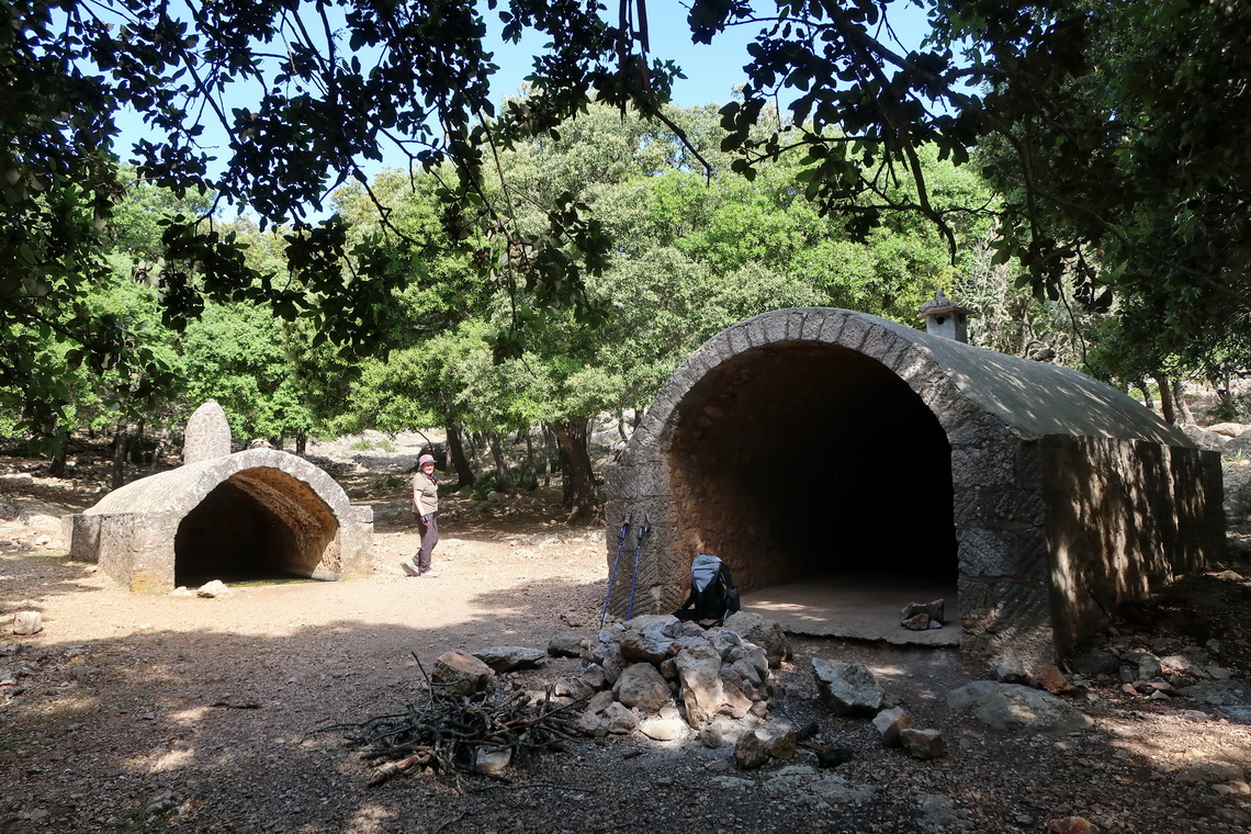 Old buildings - water tanks on the way to Valdemossa