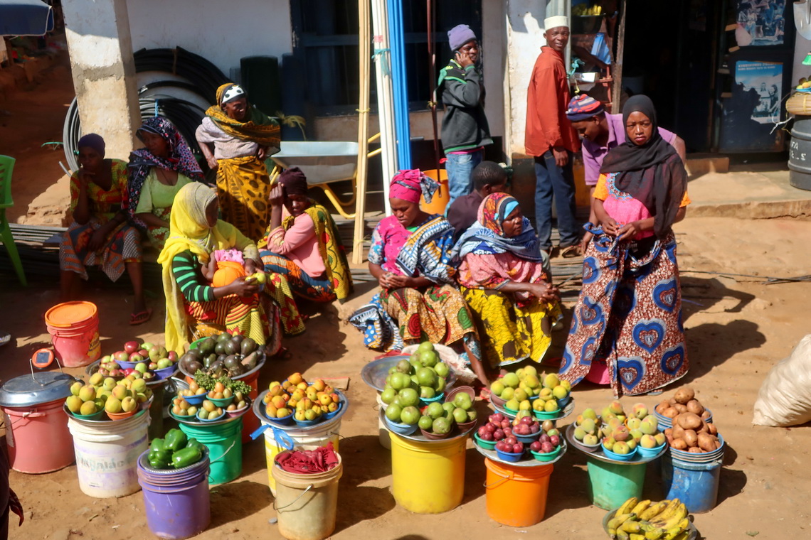 Market of Soni in the Usambara Mountains