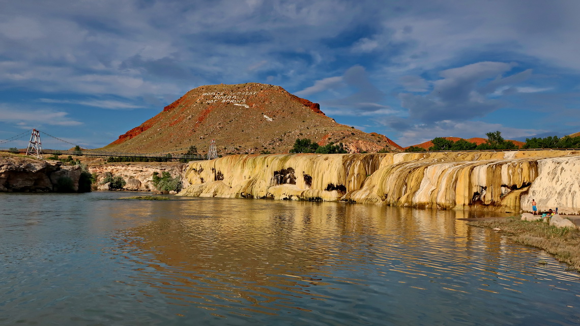 The volcanic area of Thermopolis