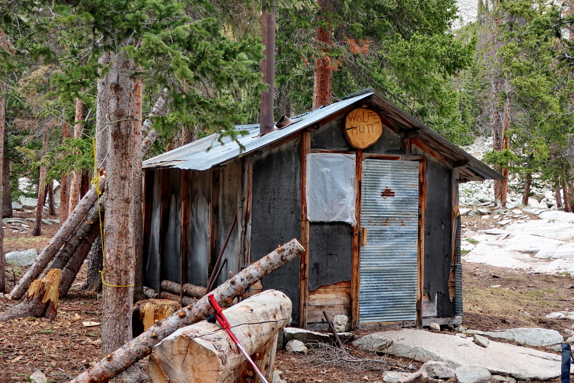 Little hut in the base camp of Blanca Peak