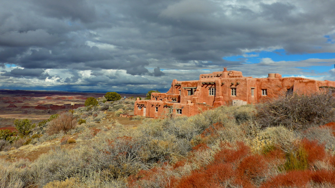 Painted Desert Inn on the northern entrance of Petrified Forst