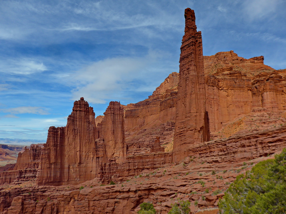 Fisher Towers seen from the photopoint
