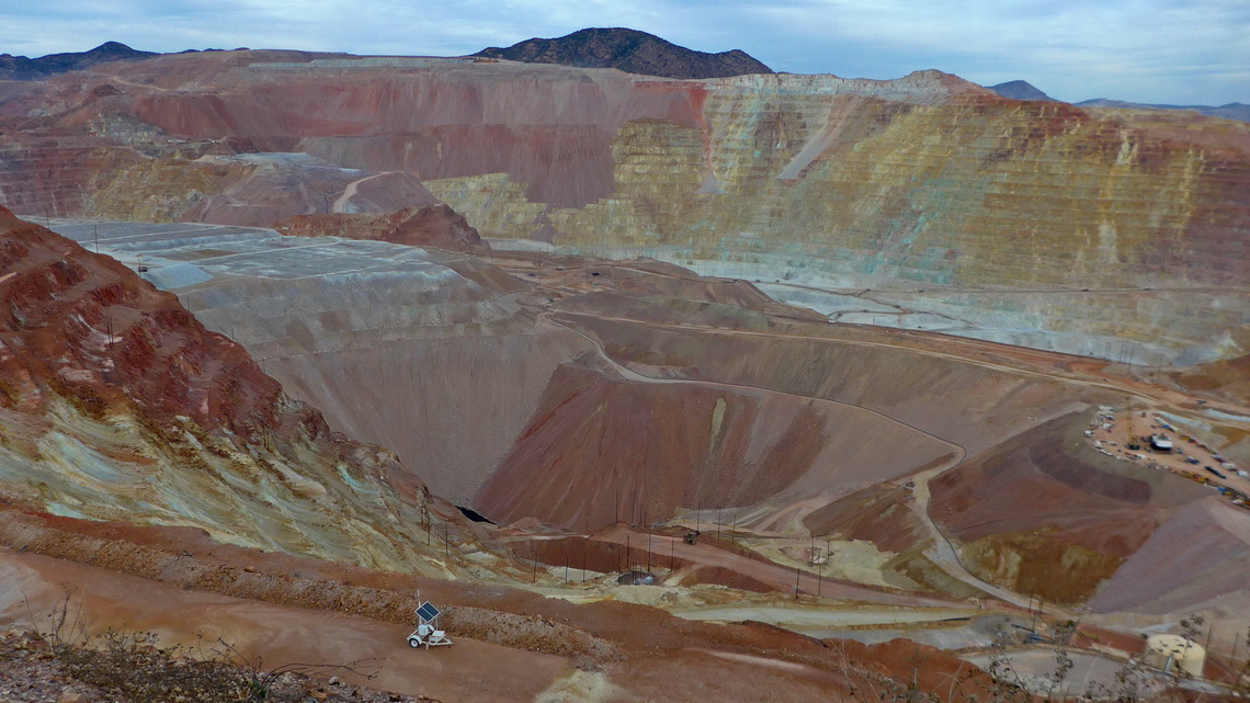 Morenci Copper Mine close to Clifton