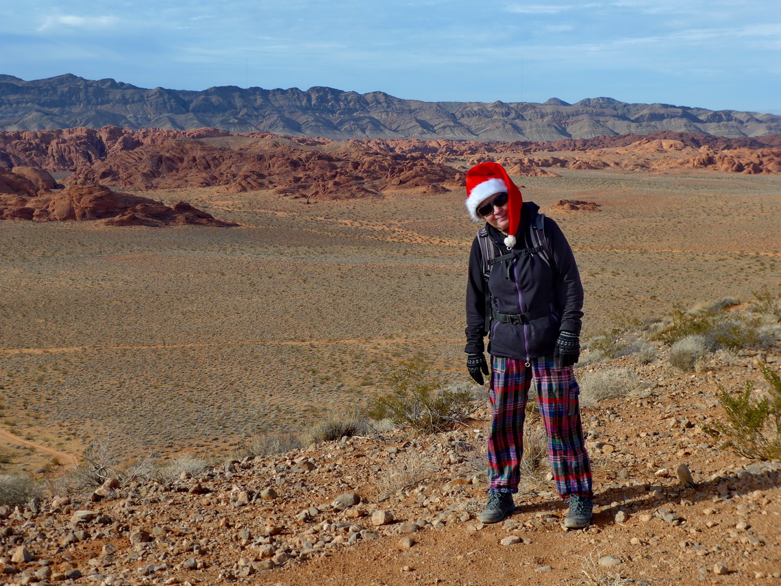 Our Christmas hike in the mountains west of Overton