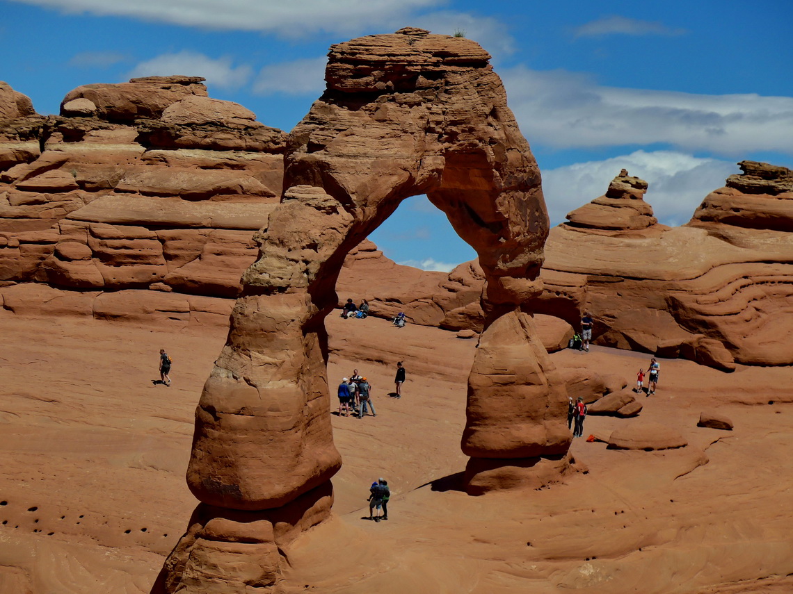 Delicate Arch from the little peak south of it