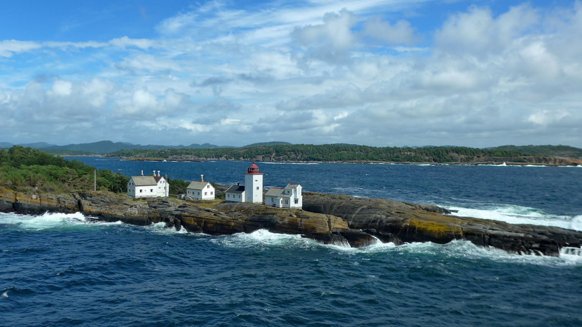 Our arrival in Norway - Langesund