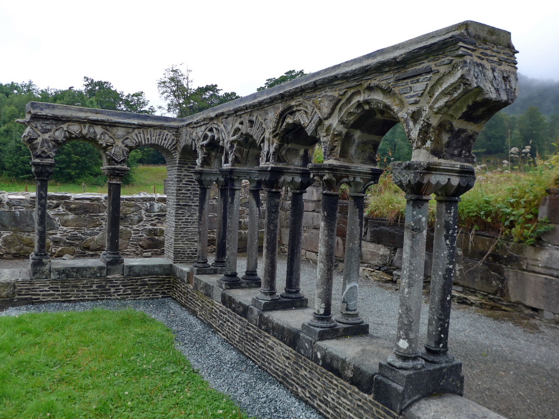 Ruins of the monastery Lysekloster few kilometers south of Bergen