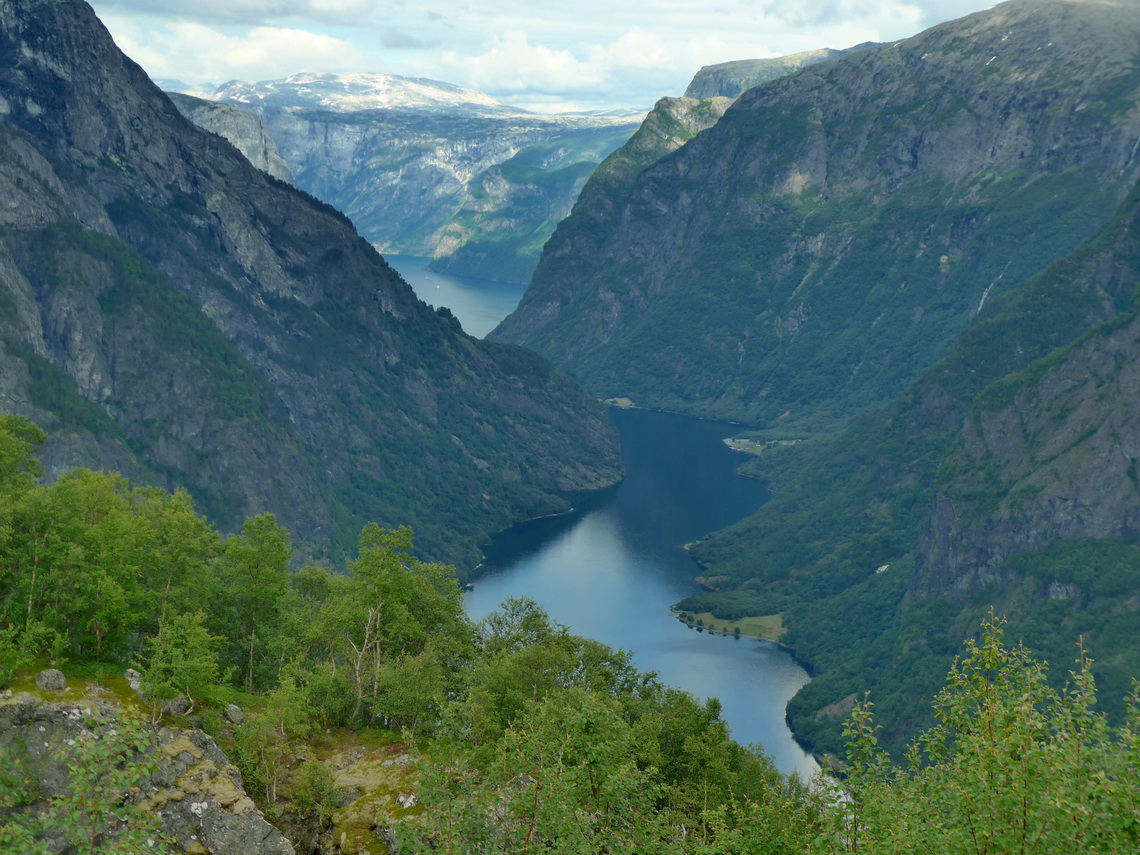 Nærøyfjorden from the top