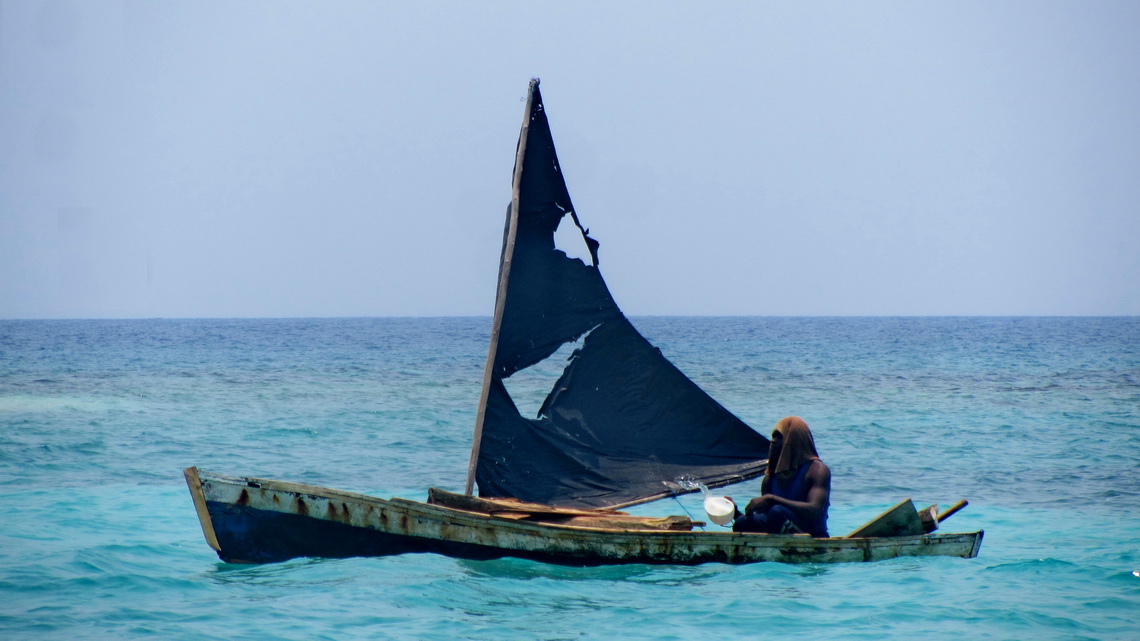 Honduran sailing boat