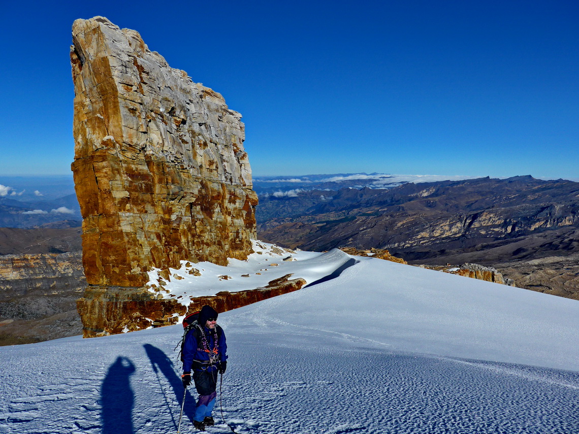 Tommy with 5020 meters high Púlpito del Diablo