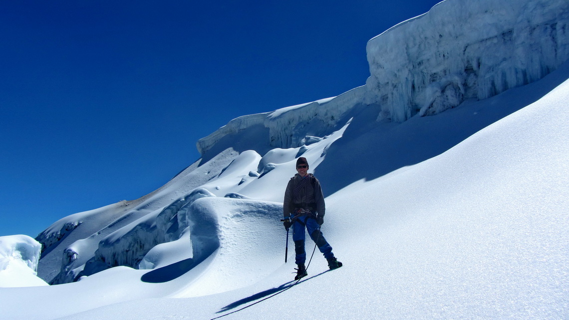 Ice of Nevado del Tolima