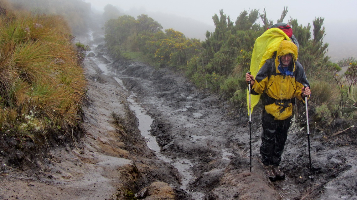 Wet in the mud