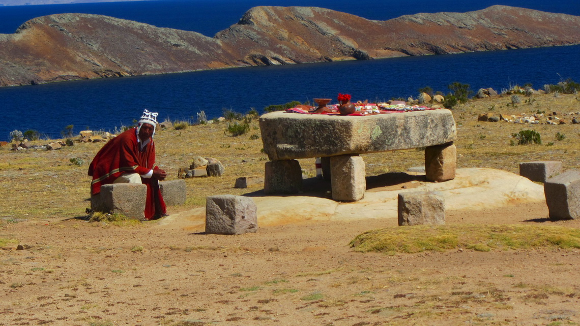 Altar close to Piedra Sagrada