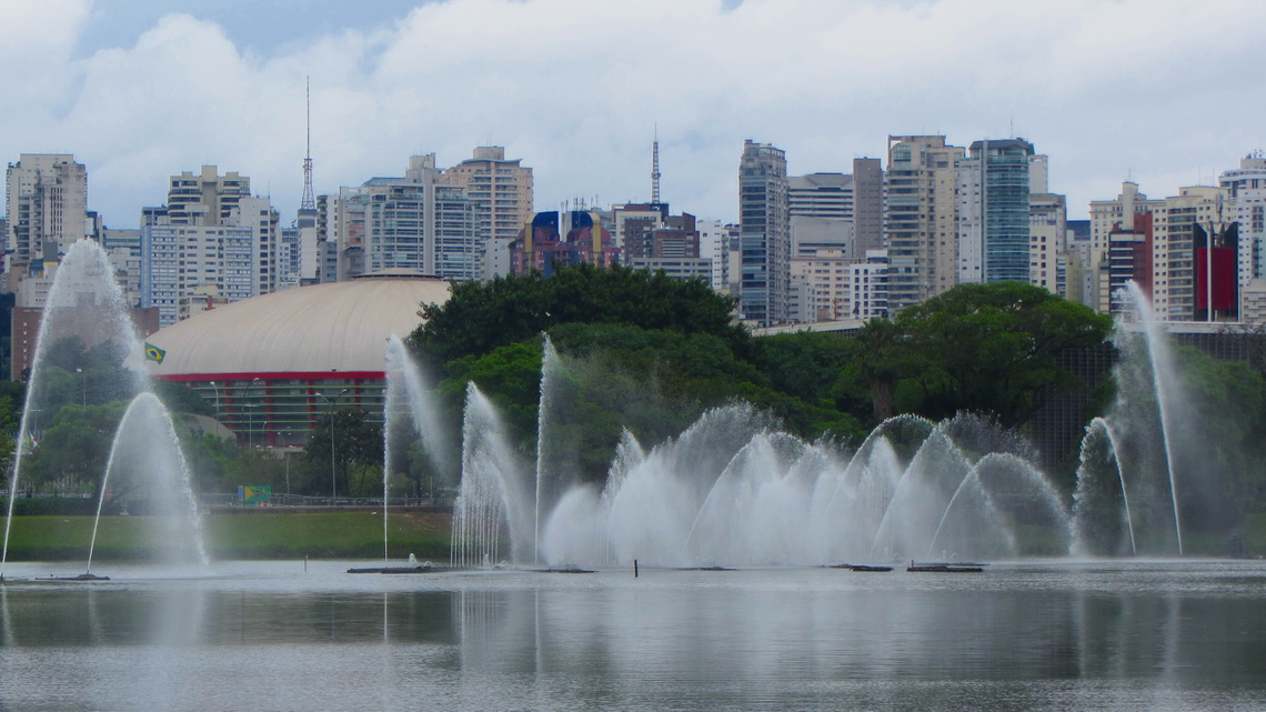 Northern view in the Parque do Ibirapuera