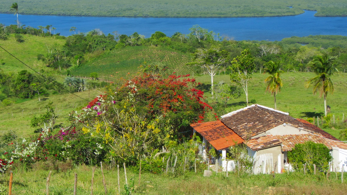 Landscape between Sao Felix and Valenca