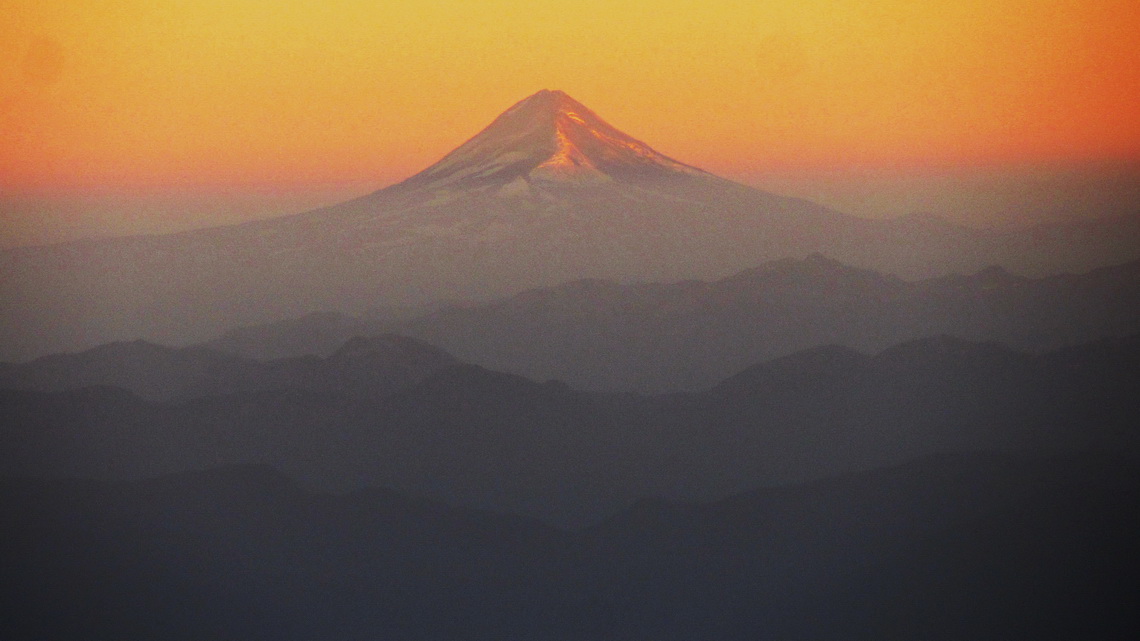 Phenomenal sunrise with Volcan Llaima