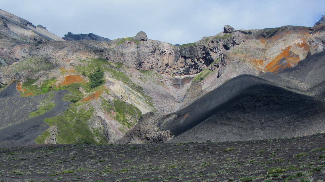 Colors of the volcanoes