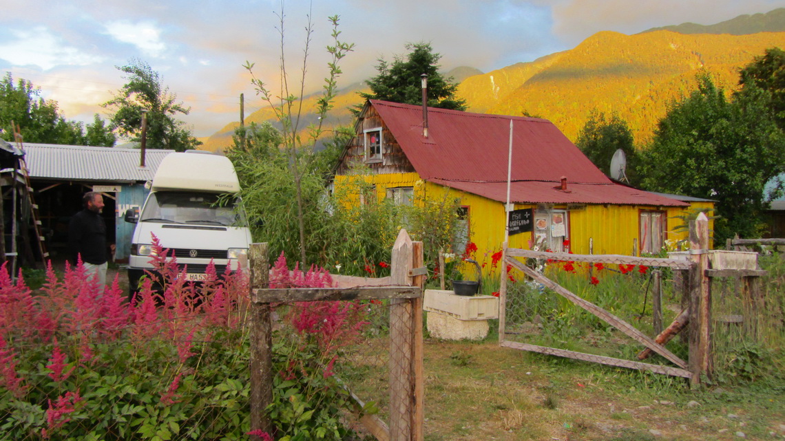 Our campgroud in Puyuhuapi