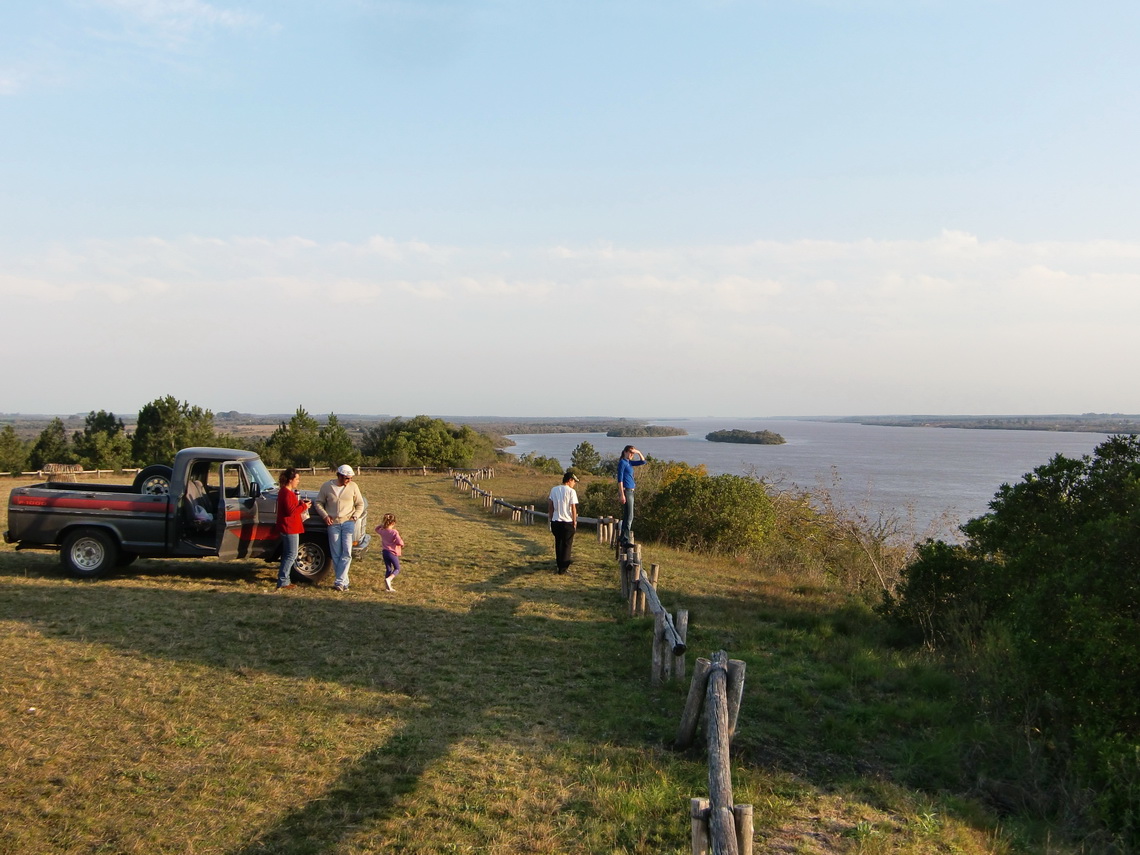 Rio Uruguay from the Meseta de Artigas