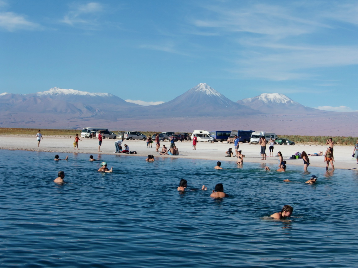 The swimming lake of the Laguna de Cejas