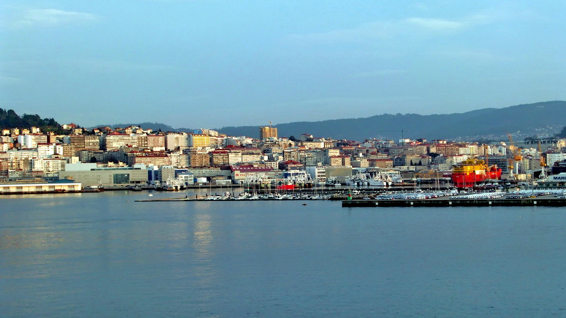 The harbor of Vigo