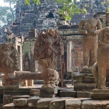 Statues of Bayon Temple