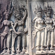 Apsaras in Angkor Wat